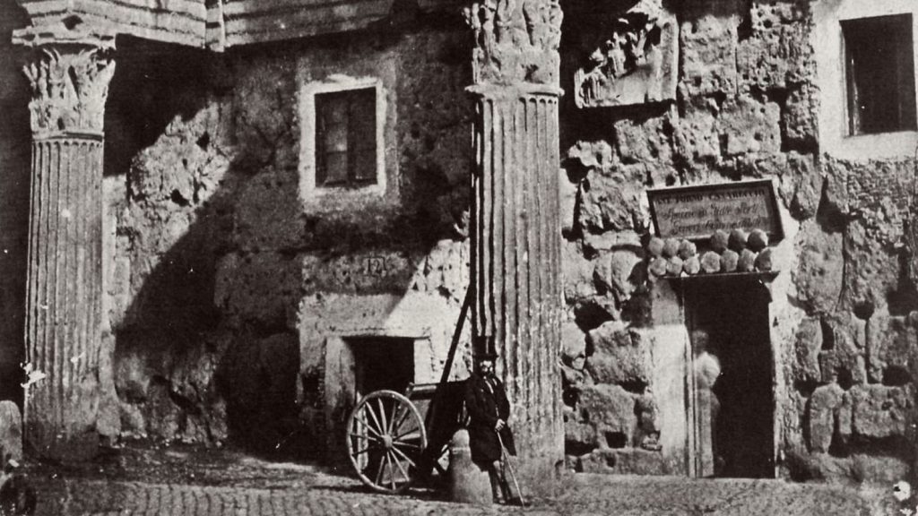 Fotografia d'epoca delle caratteristiche Colonnacce